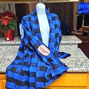 Long flannel duster